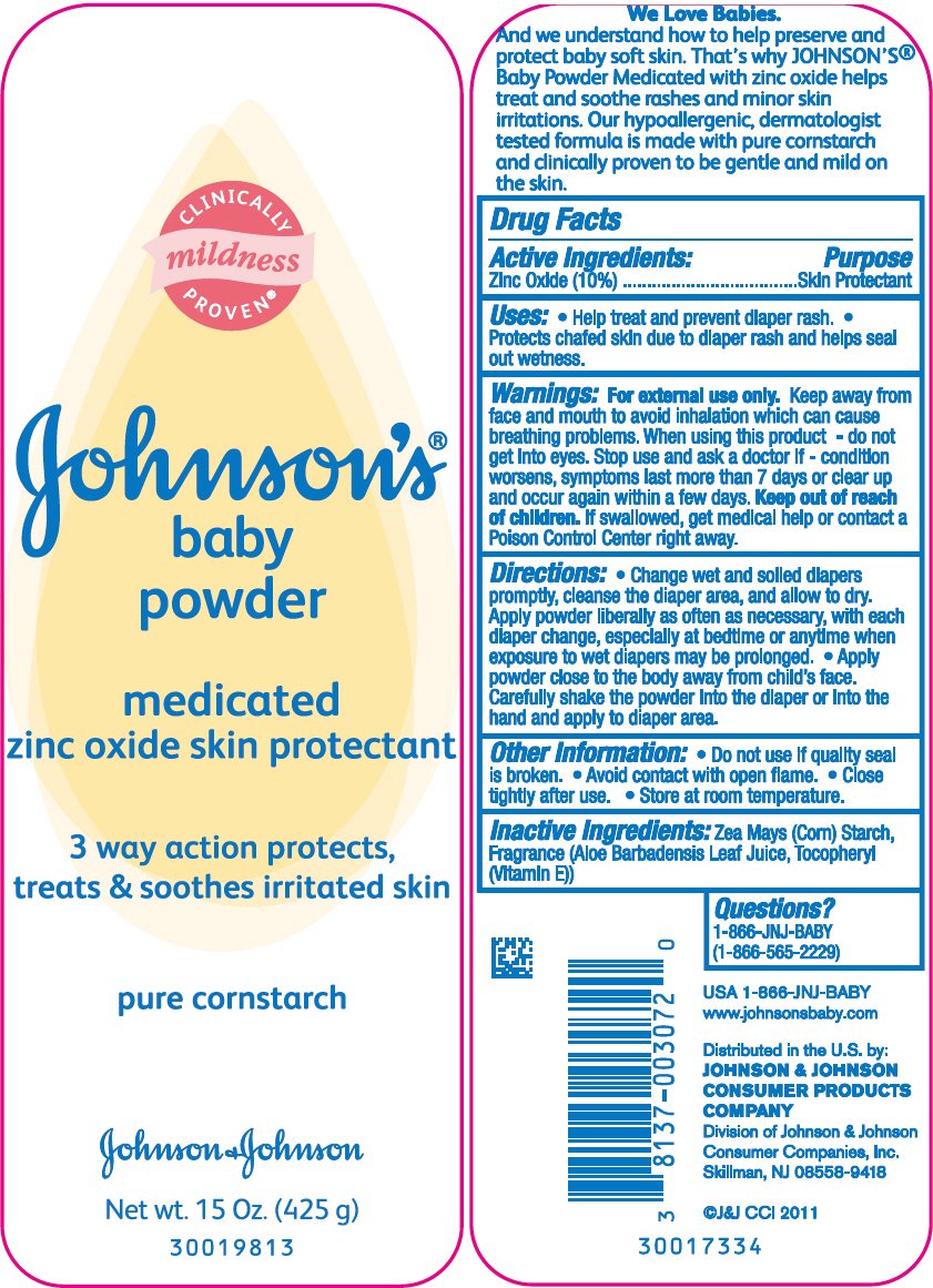 Johnsons Baby Pure Cornstarch Medicated (powder) Johnson ...