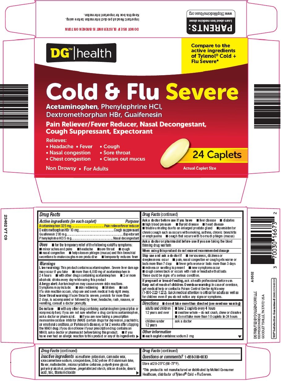 Tylenol Cold And Flu Severe Dosage Chart