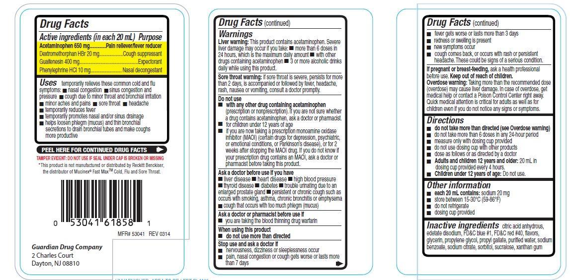 Mucinex Fast Max Dosage Chart