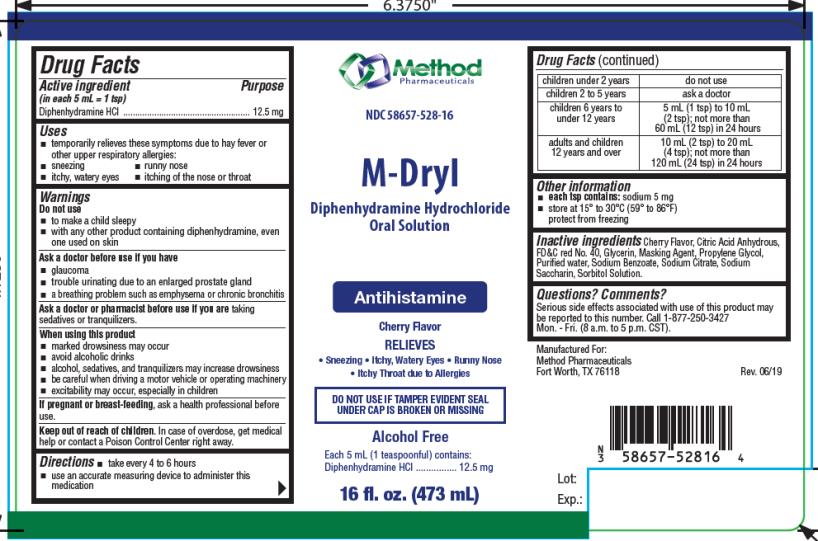 M Dryl Liquid Method Pharmaceuticals Llc