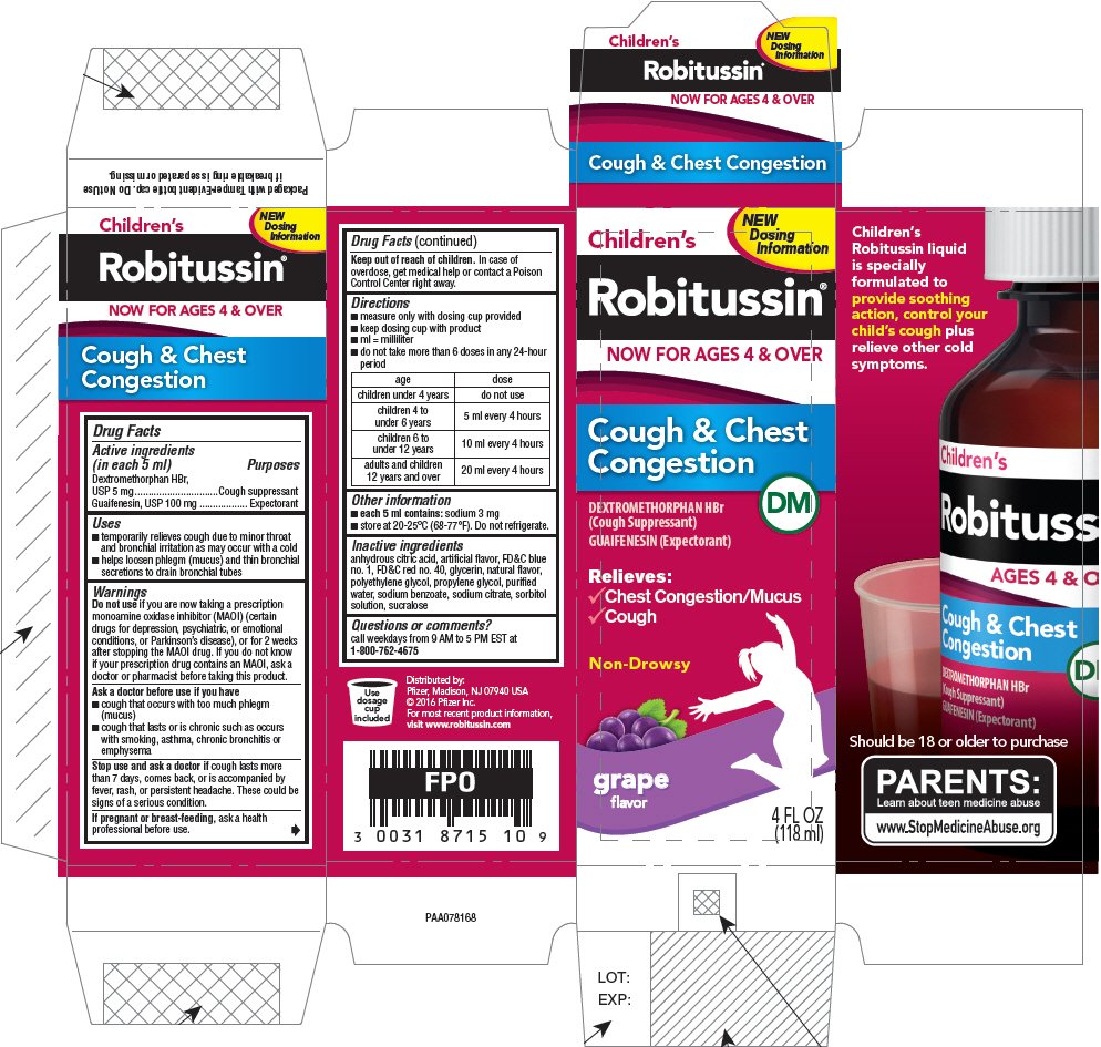 Robitussin Dm Dosage Chart