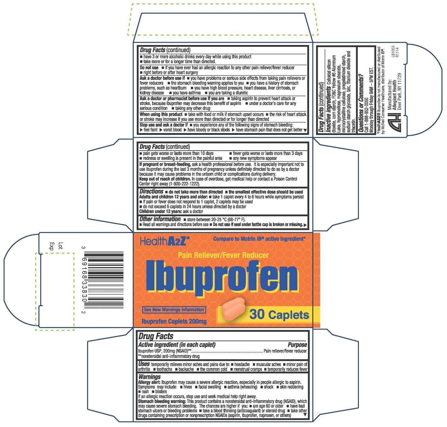 What are some ibuprofen warnings?