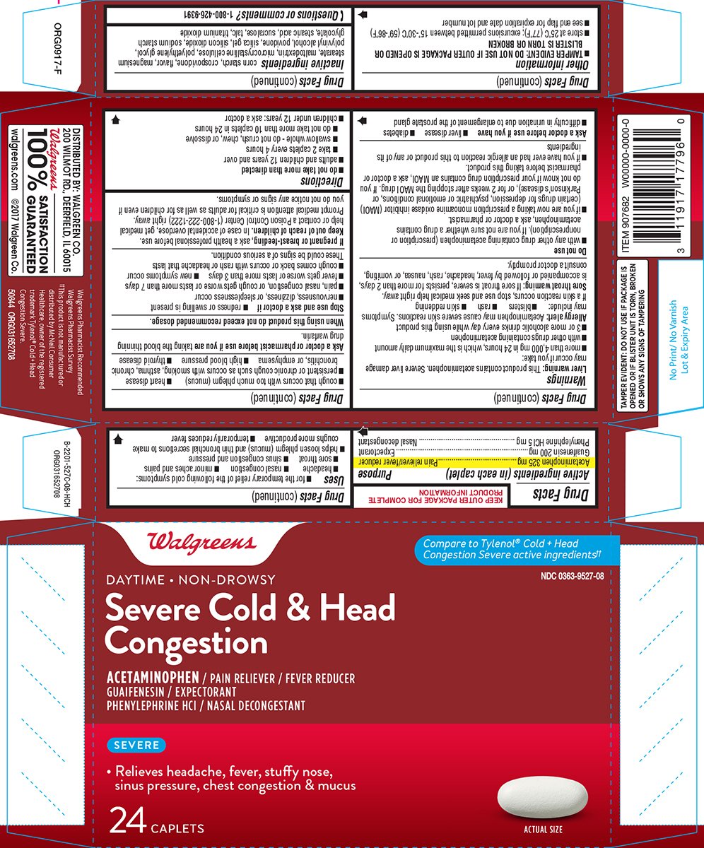 Cold and Head Congestion Severe/Daytime (tablet, film coated) Walgreen