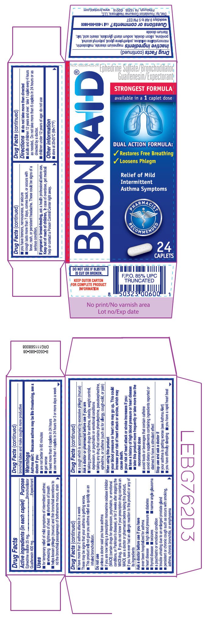 Bronkaid Dual Action Formula (tablet, coated) Foundation Consumer