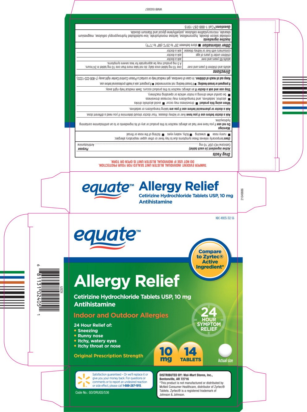 Equate Children S Allergy Relief Dosage Chart