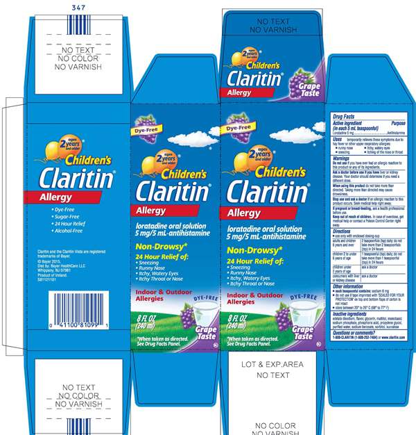 Children S Liquid Claritin Dosage Chart