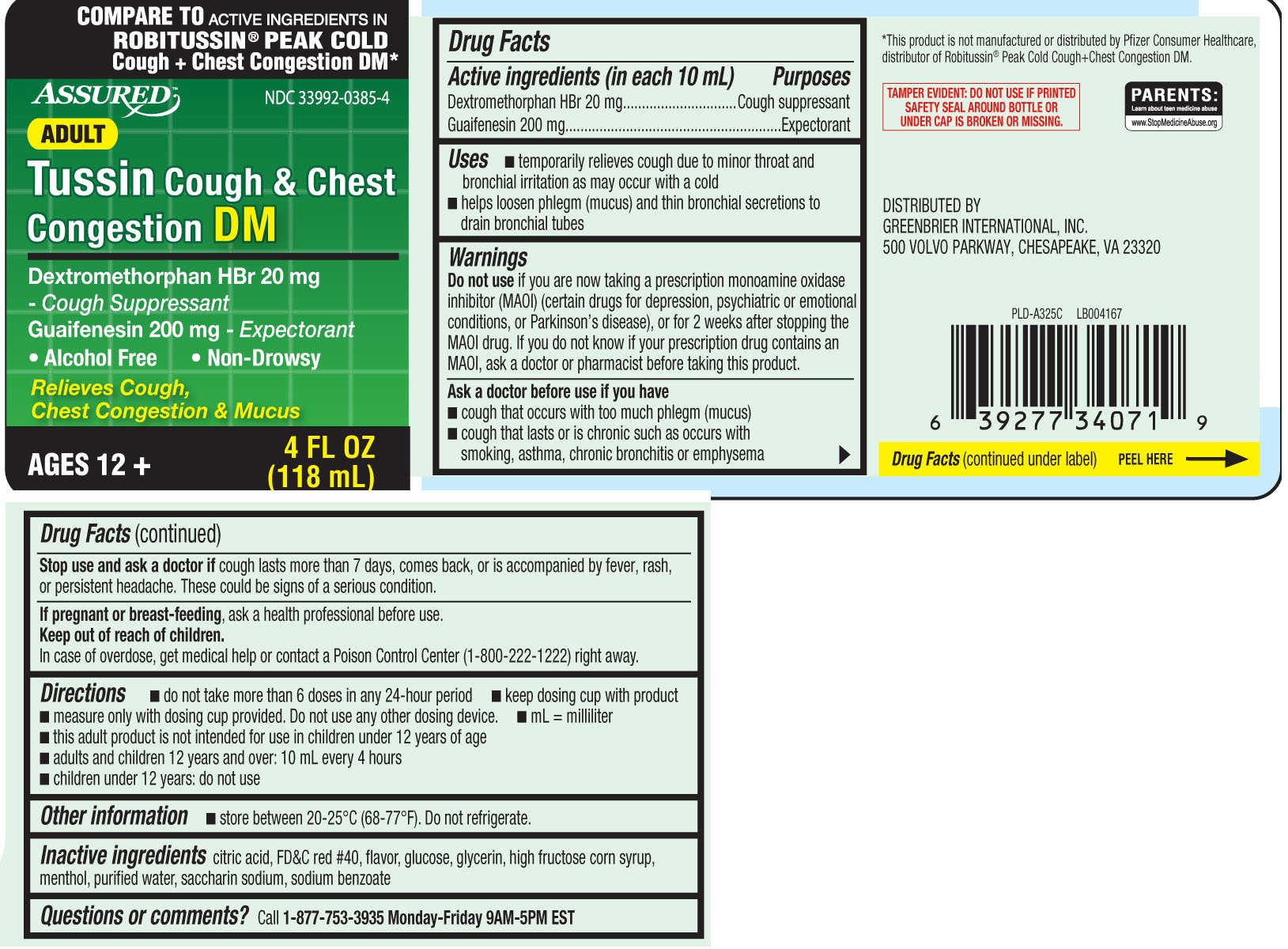 Robitussin Dm Dosage Chart