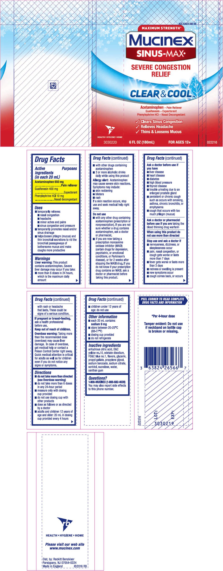 Mucinex Liquid Dosage Chart