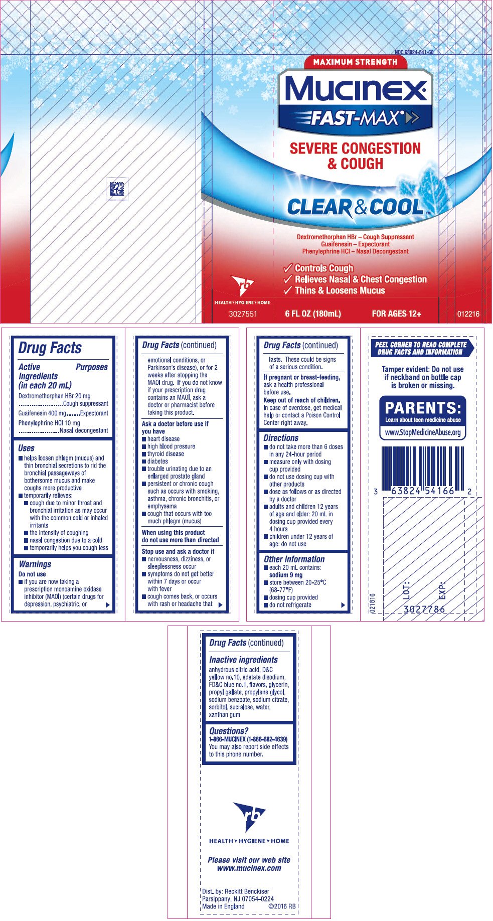 Mucinex Comparison Chart