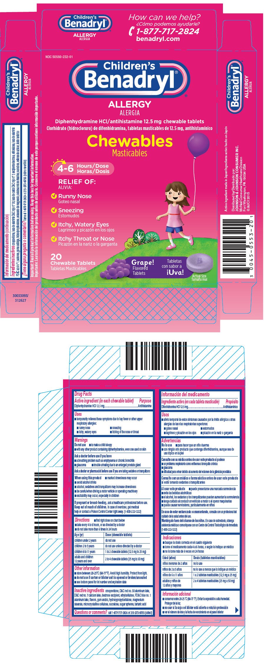 Benadryl Weight Based Dosing Chart