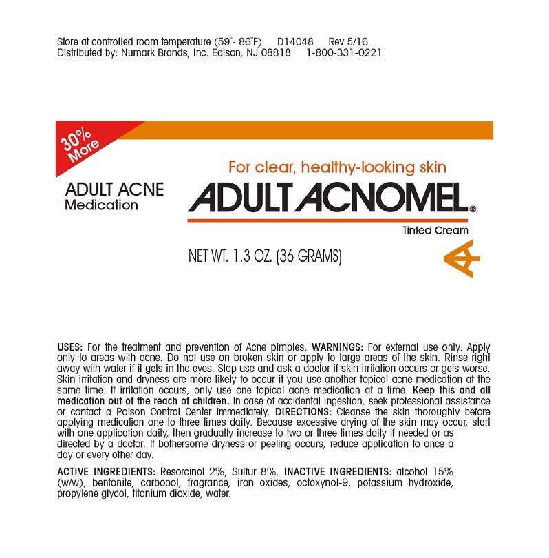 Adult Acnomel cream NUMARK BRANDS INC