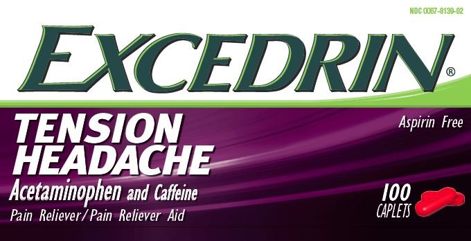 Excedrin Tension Headache Tablet Film Coated Glaxosmithkline Consumer Healthcare Holdings Us Llc