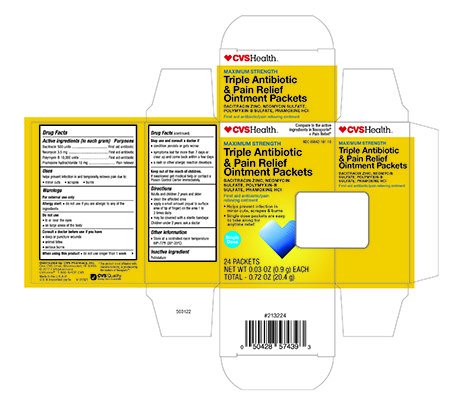 Cvs Health Triple Antibiotic With Pain Relief Ointment Cvs Health