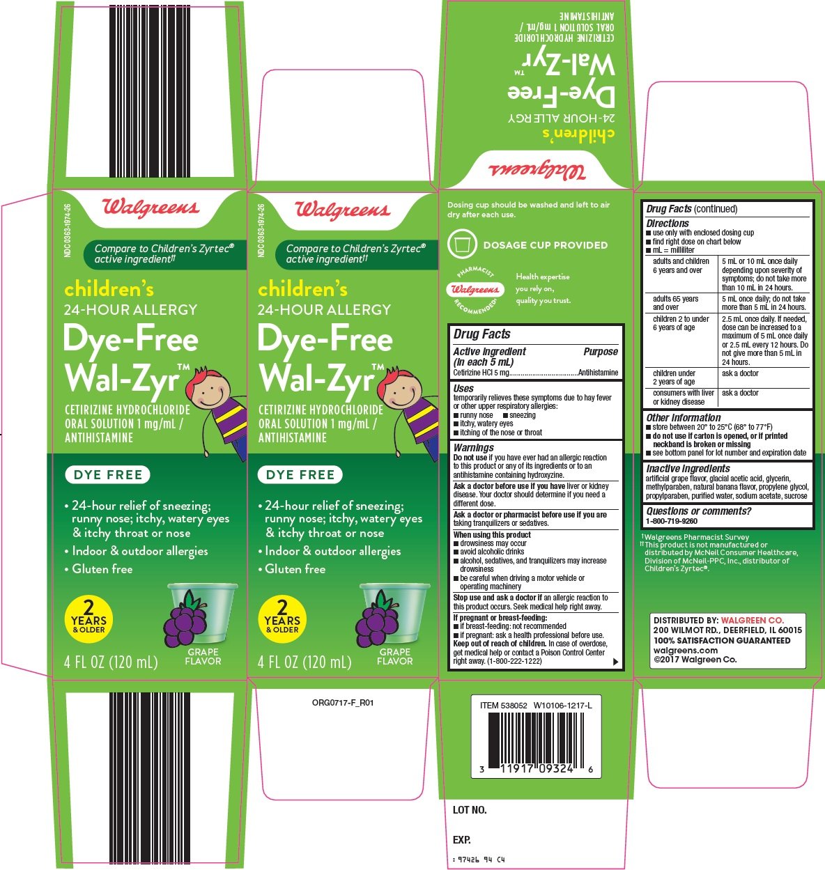 Children S Wal Zyr Dosage Chart