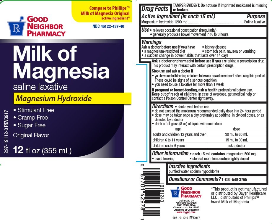 Milk Of Magnesia Label