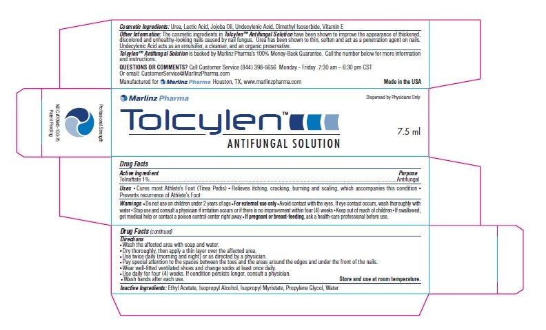 Tolcylen Antifungal Solution (solution) Marlinz Pharma, LLC