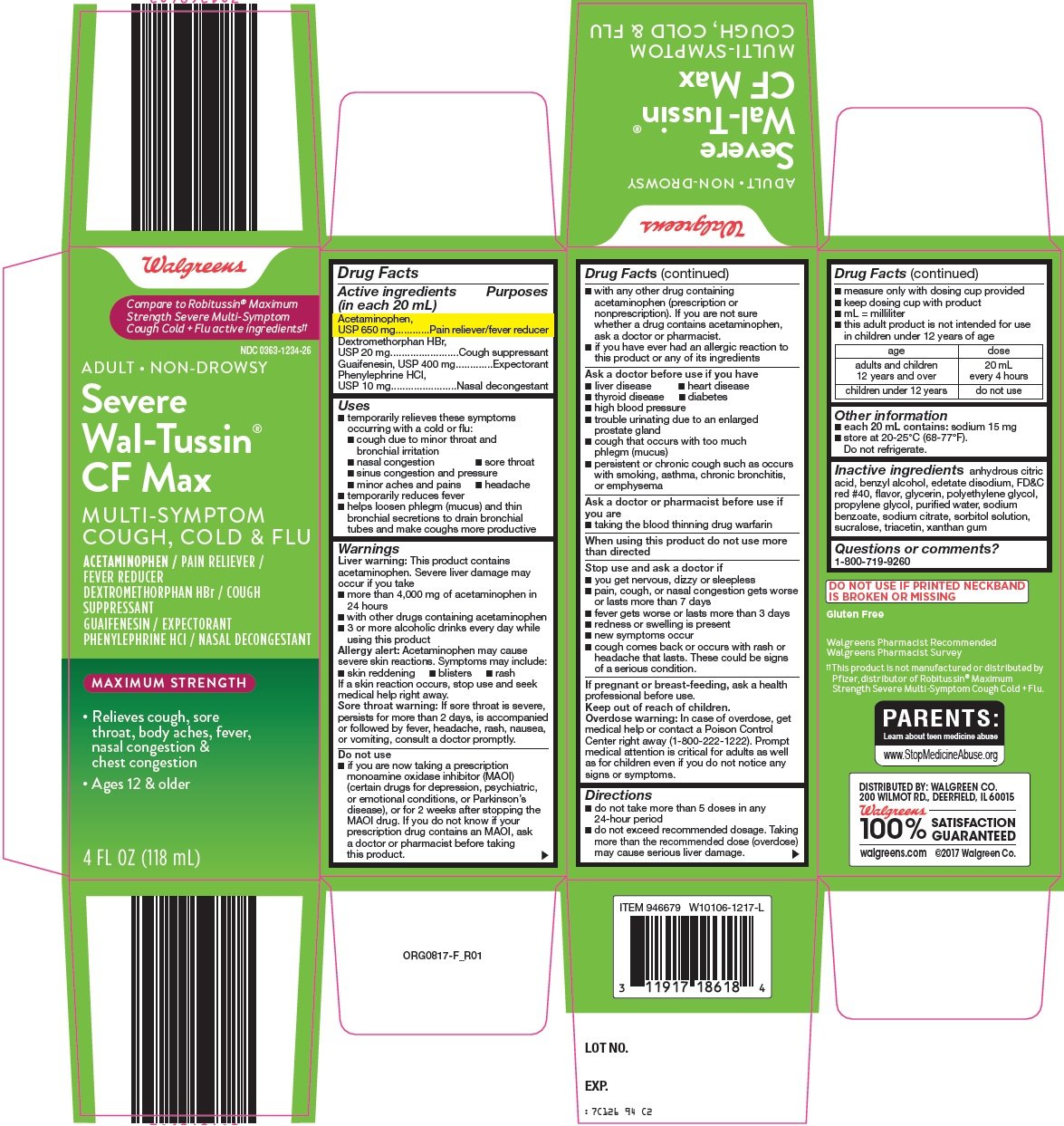 Robitussin Cf Dosage Chart