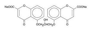 Cromolyn Sodium Structural Formula