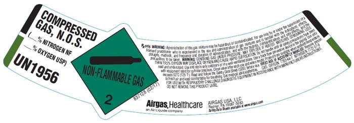 UN1956 Label
