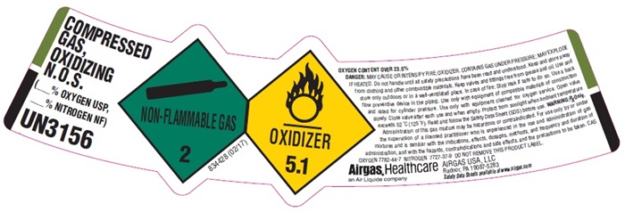 UN3156 label