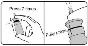 Press 7 times/Fully Press