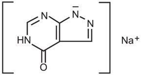 Allopurinol Structural Formula