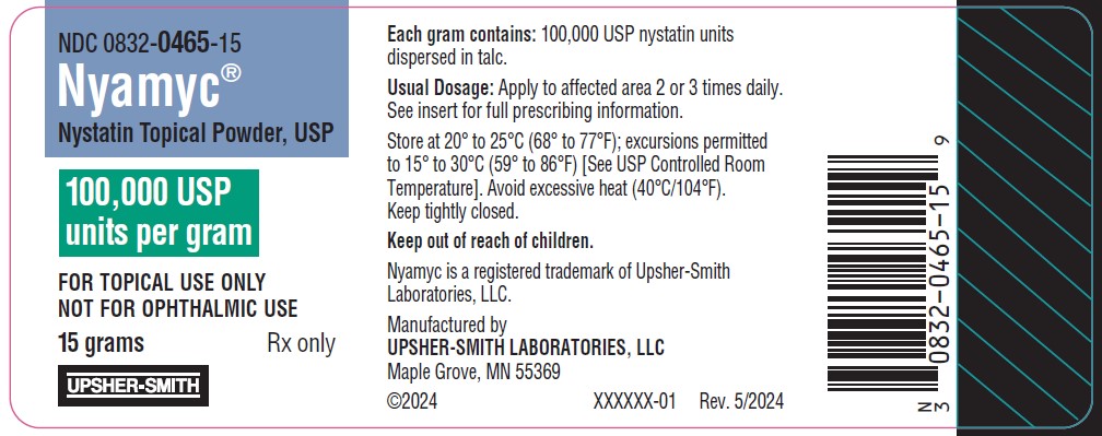 NYSTATIN Topical Powder, 100,000 units/gm, 60 gm 