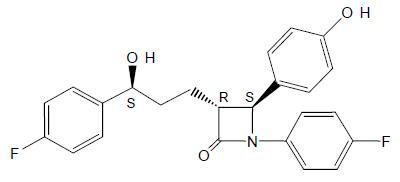 ezetimibe structural formula
