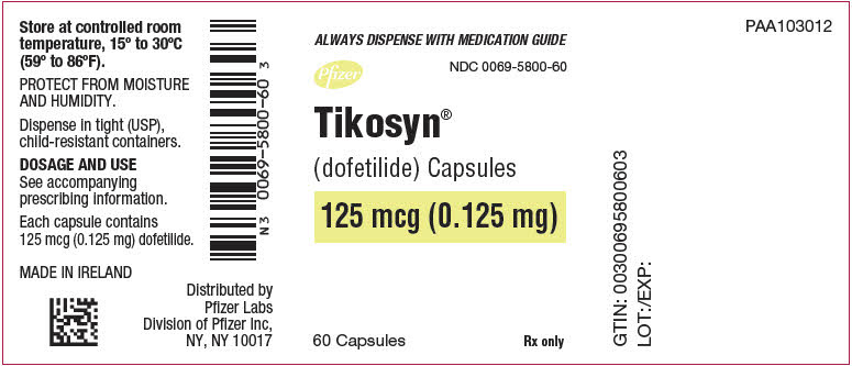 PRINCIPAL DISPLAY PANEL - 0.125 mg Capsule Bottle Label