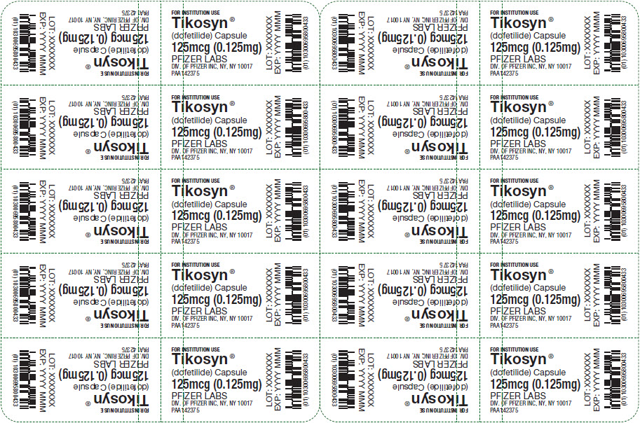 PRINCIPAL DISPLAY PANEL - 0.125 mg Capsule Blister Pack