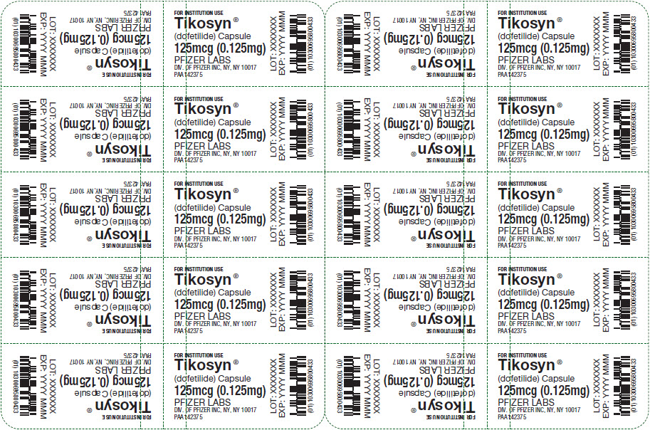 PRINCIPAL DISPLAY PANEL - 0.125 mg Capsule Blister Pack