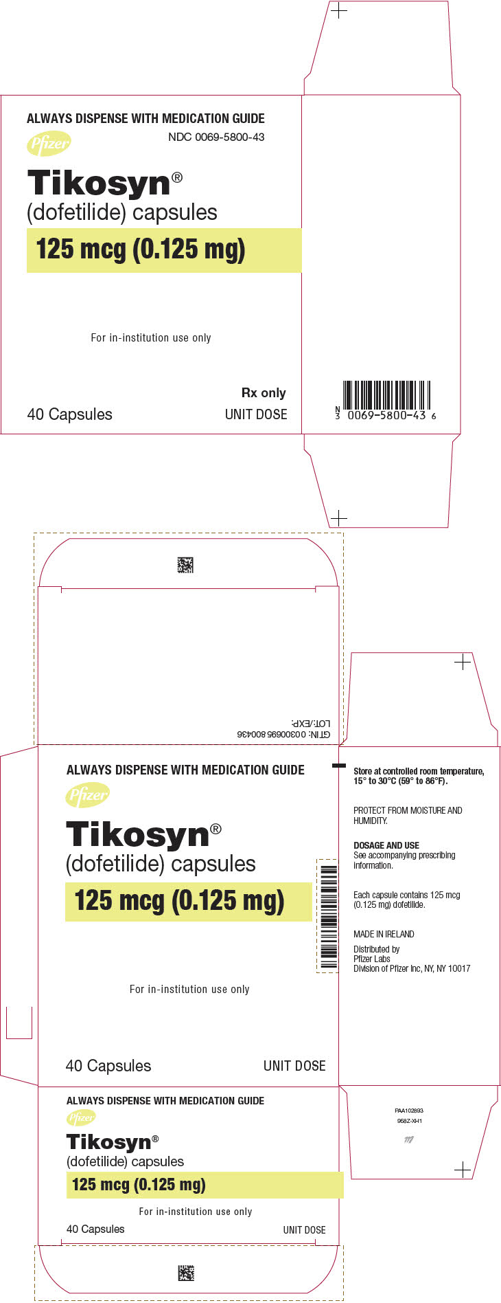 PRINCIPAL DISPLAY PANEL - 0.125 mg Capsule Blister Pack Carton