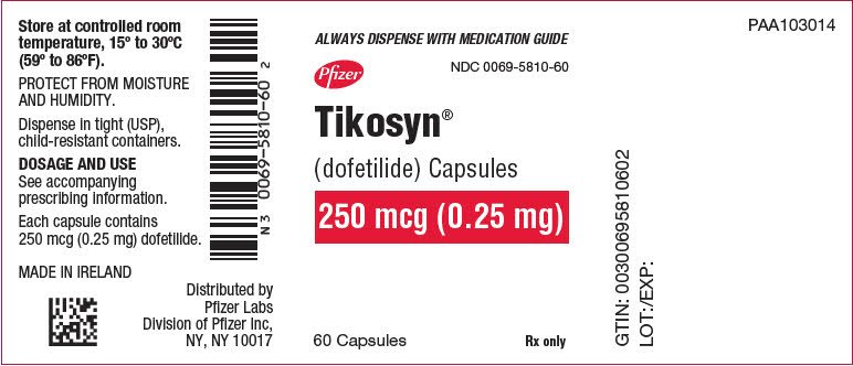 PRINCIPAL DISPLAY PANEL - 0.25 mg Capsule Bottle Label