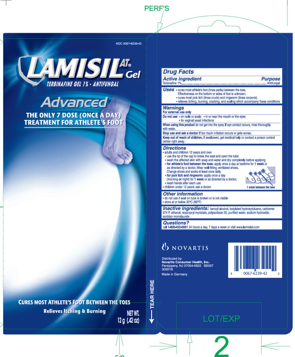 Lamisil AT Antifungal Gel