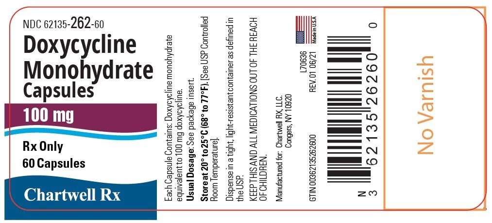 Doxycycline Monohydrate Capsules  100 mg - 60 Capsules