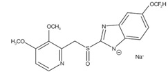 pantoprazole-structure