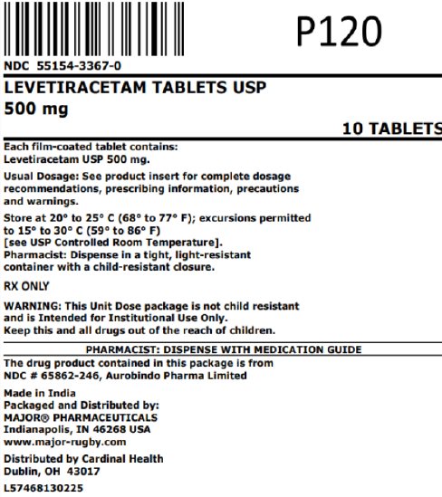 500mg bag label
