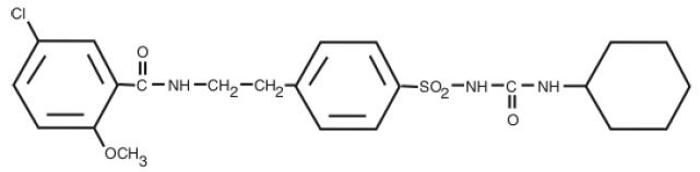 Glyburide Structural Formula