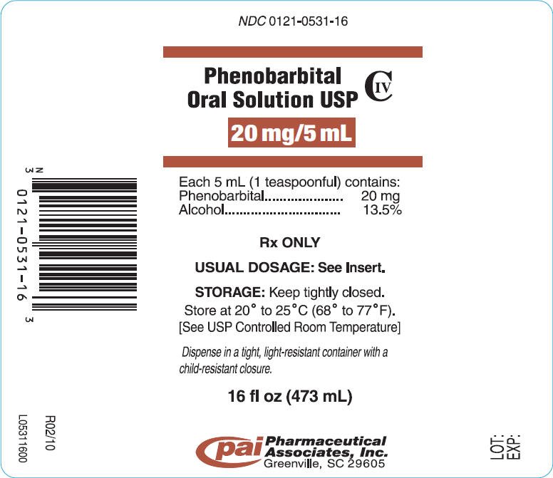 Phenobarbital Oral Solution FDA prescribing information, side effects