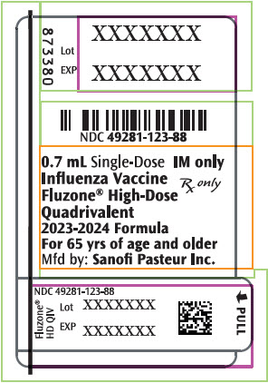 PRINCIPAL DISPLAY PANEL - 0.7 mL Syringe Label - 873380