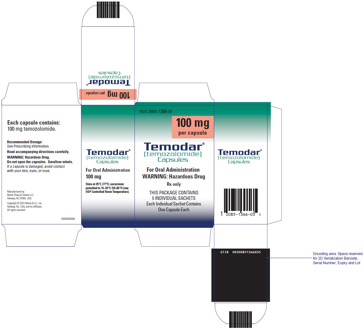 PRINCIPAL DISPLAY PANEL - 100 mg Capsule Sachet Carton