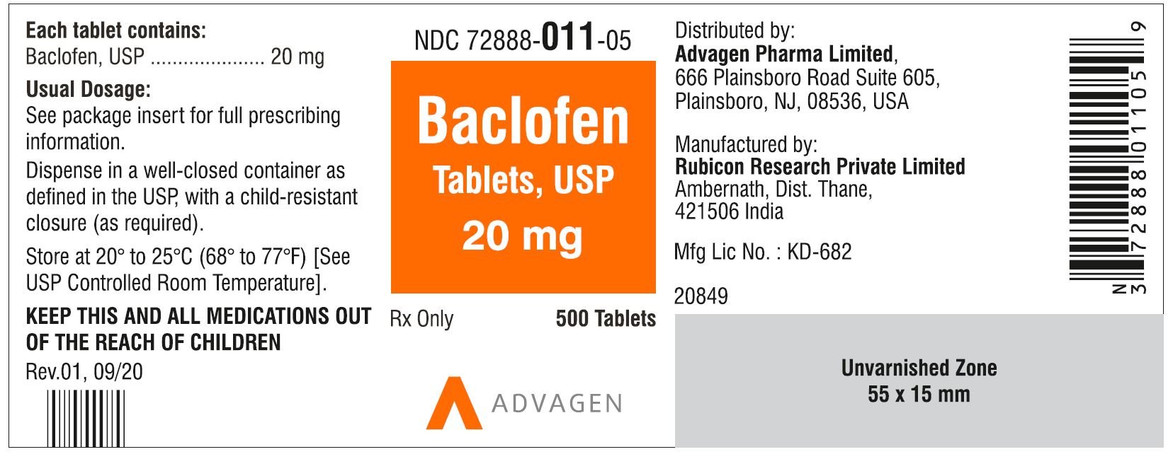 Baclofen FDA prescribing information, side effects and uses