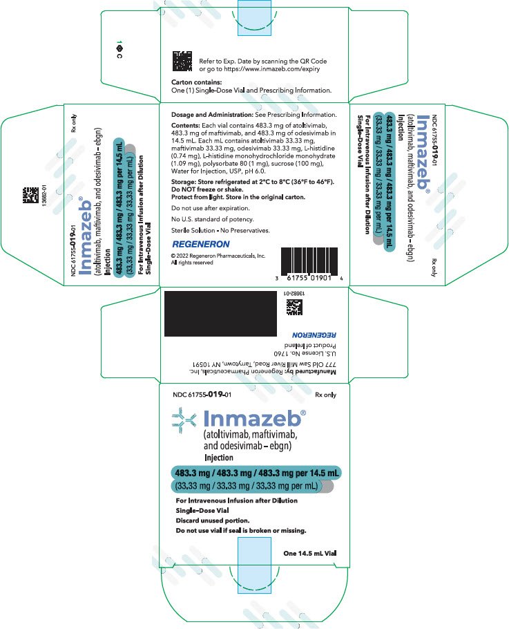 PRINCIPAL DISPLAY PANEL - 14.5 mL Vial Carton - 61755-019