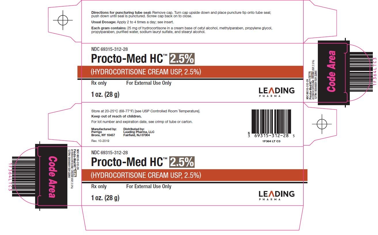 Procto med hc package insert drugs