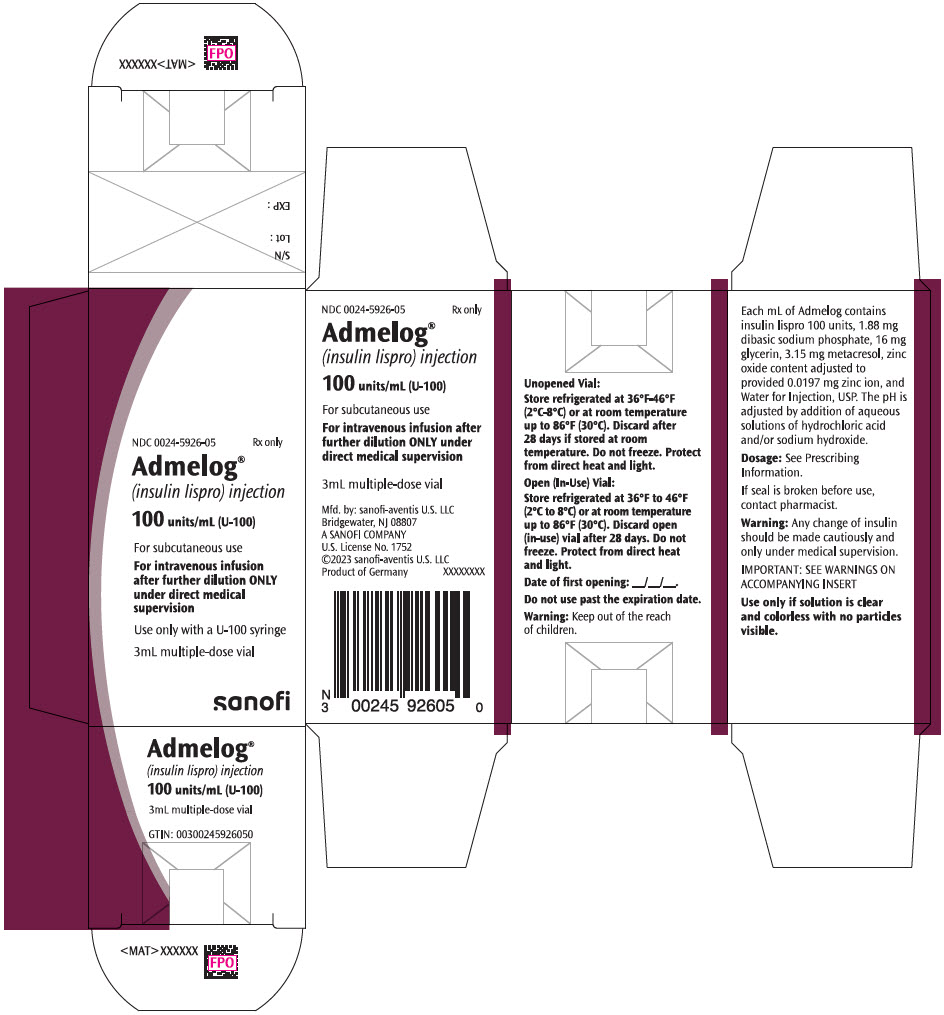 PRINCIPAL DISPLAY PANEL - 3 mL Vial Carton