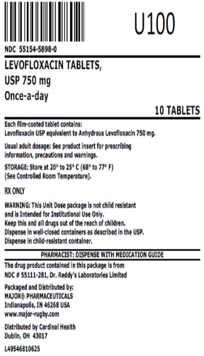 750mg bag label