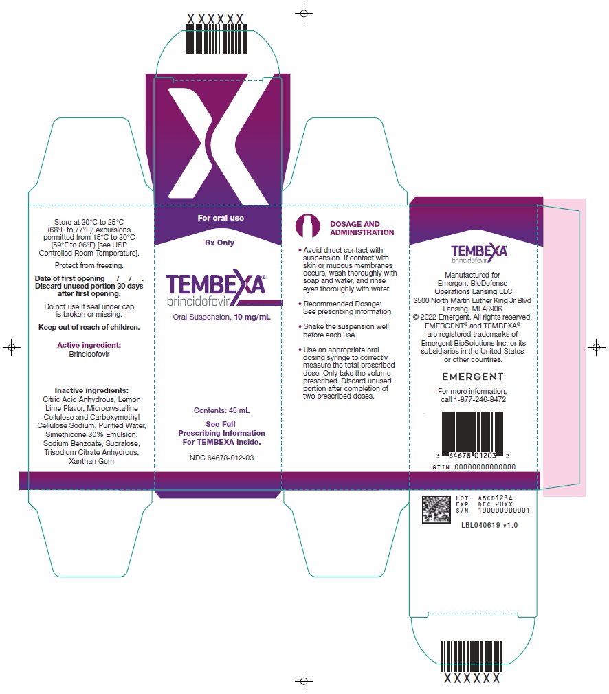 Tembexa Oral Suspension Carton Label
