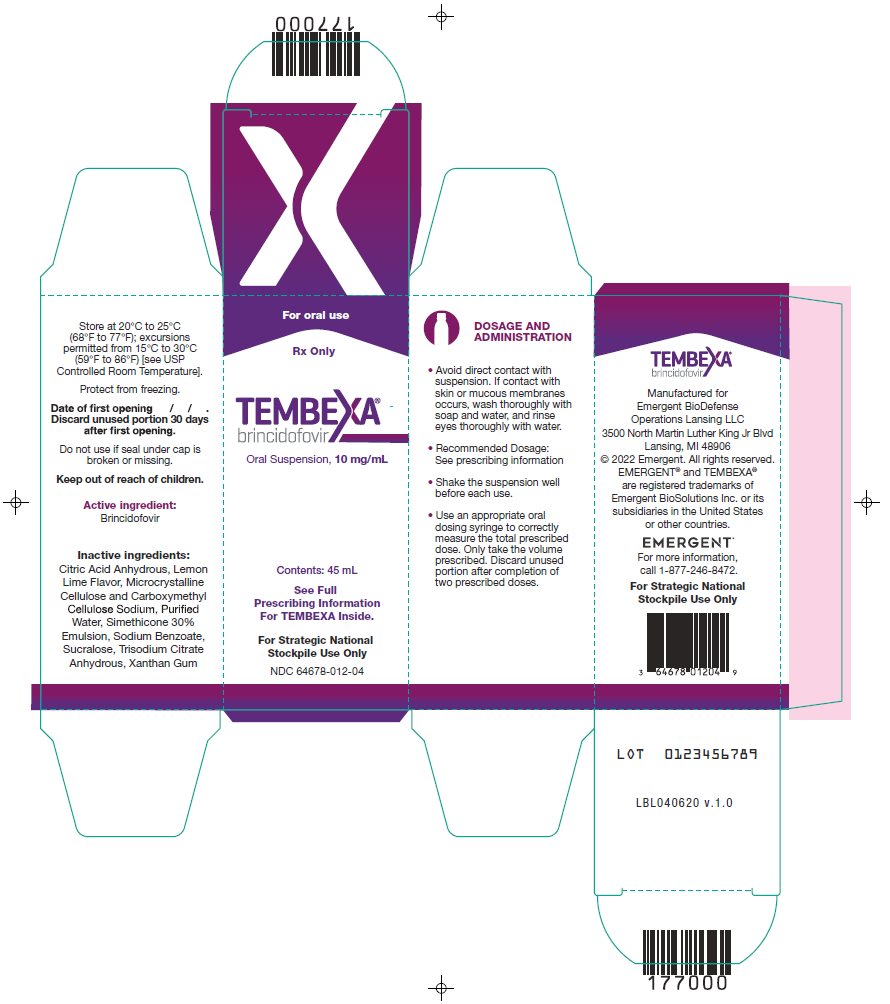 Tembexa Oral Suspension Carton Label