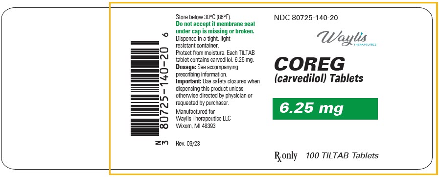 PRINCIPAL DISPLAY PANEL - 6.25 mg Tablet Bottle Label