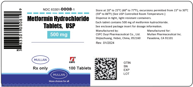 PRINCIPAL DISPLAY PANEL - 500 mg Tablet Bottle Label